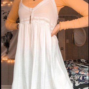 THRIFTED White Sun Dress